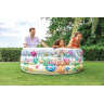 Круглый надувной бассейн INTEX «Аквариум» 58480